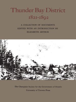 cover image of Thunder Bay District